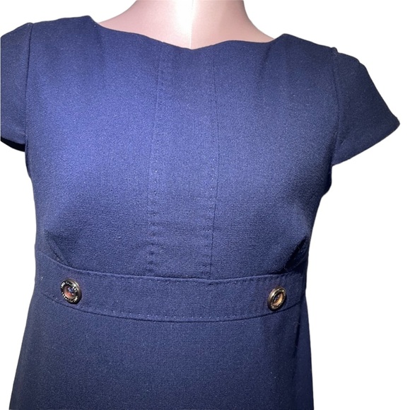 Lilly Pulitzer White Label navy dress.  Size 0. Absolutely beautiful - Picture 2 of 12
